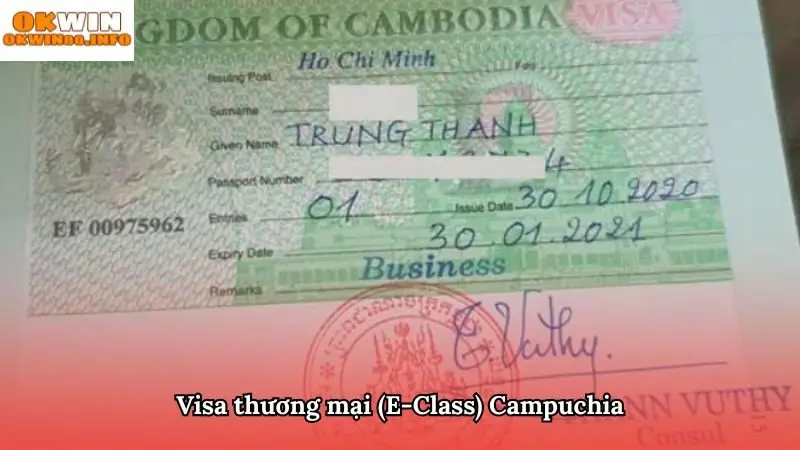 Tìm hiểu về Visa thương mại Campuchia